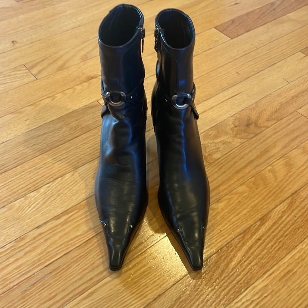 Prada Cowboy Boot Kitten Heel.